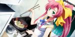  food game_cg green_eyes hayasaka_naki izumi_mahiru pink_hair seifuku soranica_ele 