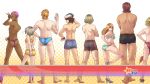  6+boys antonio_lopez ass barnaby_brooks_jr bikini blonde_hair boxers briefs brown_hair cabbie_hat from_behind fundoshi hat high_heels huang_baoling ivan_karelin kaburagi_t_kotetsu karina_lyle keith_goodman multiple_boys multiple_girls nathan_seymour pgb pink_hair shoes speedo swim_trunks swimsuit tankini tiger_&amp;_bunny underwear 