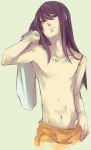  character_request long_hair male shiro_(reptil) shirtless simple_background solo standing tales_of_(series) tales_of_vesperia yuri_lowell 