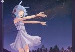  bunnygirl dj_max dress rabbit_ears stars suee tearfish white_hair 