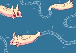  animal animal_ear_fluff animal_ears animalization blonde_hair closed_eyes fox_ears fox_tail highres kemomimi-chan_(naga_u) naga_u original sparkle tail v-shaped_eyebrows violet_eyes 