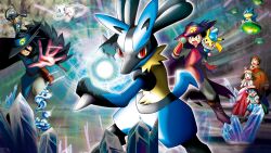  1girl 4boys absurdres artist_request ash_ketchum aura_sphere_(pokemon) bag black_cape black_hair black_hat blue_eyes blue_hat blue_tunic boots bow brock_(pokemon) brown_bag brown_hair cape clenched_hands clenched_teeth closed_eyes closed_mouth clothed_pokemon commentary crystal dress elbow_gloves energy_ball english_commentary fangs floating flower foreshortening glasses gloves green_cape hair_between_eyes hair_bow hat highres holding holding_scepter key_visual legs_apart lucario max_(pokemon) may_(pokemon) medium_hair mew_(pokemon) multiple_boys munchlax official_alternate_costume official_art on_shoulder open_mouth orange_hat outstretched_arm pikachu pokemon pokemon:_lucario_and_the_mystery_of_mew pokemon_(anime) pokemon_(creature) pokemon_move pokemon_on_shoulder pokemon_the_series:_ruby_and_sapphire promotional_art purple_boots purple_cape purple_hat red_bow red_dress red_eyes red_gloves red_hat red_tunic scepter short_hair sir_aaron sitting teeth third-party_source tunic upper_teeth_only wide_brime 