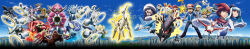  3girls 4boys ahoge alternate_color arceus arm_up artist_request ash_ketchum bag baraz_(pokemon) baseball_cap beard black_gloves black_hair black_sclera black_shorts black_teeth blonde_hair blue_jacket blue_jumpsuit blue_pants blue_sky braid braided_hair_rings braixen brown_eyes brown_hair brown_shirt building chespin city claws clemont_(pokemon) closed_mouth clouds colored_sclera colored_teeth commentary day dedenne dialga dragon dragon_wings english_commentary extra_arms eyewear_on_head facial_hair fangs fire frogadier ghris_(pokemon) giratina giratina_(altered) glasses gloves green_eyes green_sclera groudon hair_between_eyes hair_rings handbag hat highres holding_strap hoopa hoopa_(unbound) horns index_finger_raised jacket jumpsuit kyogre kyurem latias latios legs_apart long_hair lugia mature_male mechanical_arms mega_pokemon mega_rayquaza meray_(pokemon) multicolored_hair multiple_boys multiple_girls mustache official_art open_mouth orange_eyes outdoors outline palkia pancham pants pikachu pink_hat pokemon pokemon_(anime) pokemon_(creature) pokemon_the_movie:_hoopa_and_the_clash_of_ages pokemon_the_series:_xy primal_groudon primal_kyogre rayman_limbs rayquaza red-framed_eyewear red_eyes red_hat red_sclera red_shoes red_turban regigigas reshiram round_eyewear serena_(pokemon) sharp_teeth shiny_pokemon shirt shoes short_hair short_sleeves shorts shorts_under_skirt side_ponytail single_mechanical_arm skirt sky skyscraper spikes split_mouth sunglasses teeth third-party_source turban twin_braids two-tone_hair violet_eyes white_eyes white_hair white_outline white_skirt white_turban wide_image wings yellow_aura yellow_bag yellow_eyes yellow_sclera zekrom 