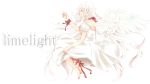  angel_wings bare_shoulders barefoot braid closed_eyes dress eyes_closed highres ia_(vocaloid) long_hair lying nokko on_side silver_hair sleeping solo twin_braids very_long_hair vocaloid wallpaper white_dress wings 