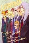  6+boys blonde_hair blue_eyes brown_hair butz_klauser cecil_harvey character_name cloud_strife dissidia_final_fantasy everyone final_fantasy final_fantasy_i final_fantasy_ii final_fantasy_iii final_fantasy_iv final_fantasy_ix final_fantasy_v final_fantasy_vi final_fantasy_vii final_fantasy_viii final_fantasy_x formal frioniel green_eyes grey_hair group_profile height_difference lineup lipstick long_hair magatsumagic makeup multiple_boys necktie onion_knight opposing_sides profile short_hair silver_hair spiked_hair spiky_hair squall_leonhart suit tidus tina_branford warrior_of_light zidane_tribal 