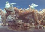  cromwell_(tank) dragon earasensha military military_vehicle monster_hunter pun tank tigrex vehicle world_war_ii 