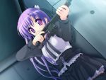  game_cg gun kidou_nagisa lolita_fashion purple_hair secret_game violet_eyes weapon 