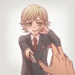  blonde_hair child crying green_eyes knife lunarclinic male necktie solo tears tiger_&amp;_bunny wiping_tears young 