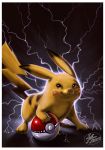  14-bis electricity fur no_humans pikachu poke_ball pokemon pokemon_(creature) solo 