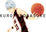  bad_id basketball basketball_uniform blue_eyes blue_hair hocus4411 kuroko_no_basuke kuroko_tetsuya male solo sportswear title_drop wristband 