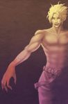  blood claws dio_brando jojo_no_kimyou_na_bouken kito0889 male muted_color realistic shirtless solo 