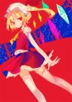  crystal flandre_scarlet kol49 solo thigh-highs thighhighs touhou wings 