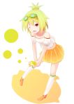  c.c._lemon gradient_hair highres momo_no_kanzume multicolored_hair original red_eyes solo wink 