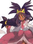  black_hair brown_eyes doodle dress highres iris_(pokemon) long_hair mangoshake pokemon pokemon_(game) pokemon_bw2 solo 