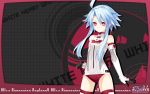  blanc blue_hair hyperdimension_neptunia red_eyes tsunako white_heart 