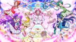  akimoto_komachi arm_up bike_shorts blonde_hair blue_eyes blue_hair boots brooch bubble_skirt butterfly_hair_ornament castle character_request chocola_(precure_5) coco_(precure_5) cure_aqua cure_dream cure_lemonade cure_mint cure_rouge double_bun drill_hair fingerless_gloves flower frills gensou_(mopoepei) gloves green_eyes green_hair hair_ornament hair_rings highres jewelry kasugano_urara long_hair magical_girl merupo_(precure_5) milky_rose mimino_kurumi minazuki_karen multiple_girls natsuki_rin nuts nuts_(precure_5) pink_eyes pink_hair pink_rose ponytail precure purple_hair rainbow red_eyes red_hair redhead rose shining_dream shoes short_hair shorts_under_skirt skirt smile spiked_hair spiky_hair syrup_(precure_5) thigh-highs thighhighs twin_drills twintails two_side_up yellow_eyes yellow_legwear yes!_precure_5 yes!_precure_5_gogo! yumehara_nozomi 