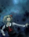  darkness night open_mouth rumia solo star touhou yukanomokume 