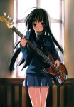  bass_guitar black_hair fender guitar highres instrument jazz_bass k-on! shino_(eefy) solo 