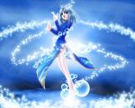  blue blue_hair bubbles dress izumo tagme 