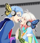  couple headphones hubert_ozwell incipient_kiss magnet_(vocaloid) parody pascal tales_of_(series) tales_of_graces wings 