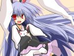  :x animal_ears black_legwear blush bunny bunny_ears doll gomasamune long_hair long_sleeves open_mouth rabbit rabbit_ears red_eyes reisen_udongein_inaba solo thigh-highs thighhighs touhou very_long_hair 