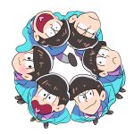  6+boys 60s brothers choromatsu ichimatsu jyushimatsu karamatsu multiple_boys oldschool osomatsu-san osomatsu_(osomatsu-kun) sextuplets siblings todomatsu 