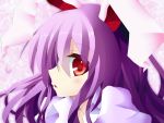  1girl animal_ears bunny_ears ken123456 open_mouth pink_hair rabbit_ears red_eyes reisen_udongein_inaba shirt solo touhou 