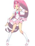  cure_blossom hanasaki_tsubomi heartcatch_precure! long_hair pink_eyes pink_hair ponytail precure 