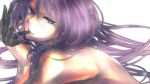 amakura_(islit) close gloves kamui_gakupo male nude purple_hair vocaloid 
