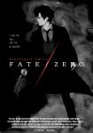  1boy character_name emiya_kiritsugu fate/zero fate_(series) highres movie necktie otsuyan parody poster spot_color title_drop 