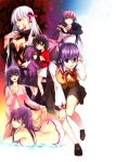  ass bikini blue_eyes brown_hair child dark_persona dark_sakura dress dual_persona empty_eyes fate/hollow_ataraxia fate/stay_night fate/zero fate_(series) hair_ribbon long_hair matou_sakura multiple_girls multiple_persona purple_eyes purple_hair red_eyes ribbon school_uniform scr.e short_hair short_twintails side-tie_bikini swimsuit teenage tohsaka_rin toosaka_rin twintails violet_eyes white_hair wink young 