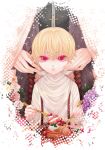  bad_id bib blonde_hair child cross cross_necklace fate/stay_night fate_(series) food gilgamesh ice_cream jewelry kotomine_kirei kuro_(cream) male multiple_boys necklace old-rose444 red_eyes young 