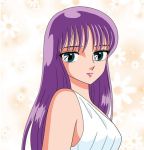  athena_(saint_seiya) blue_eyes long_hair purple_hair saint_seiya saori_kido smile tagme 