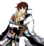  asbel_lhant blonde_hair brown_hair male multiple_boys richard_(tales_of_graces) starshadowmagician tales_of_(series) tales_of_graces tears white_background yellow_eyes 