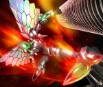  accel_world duel_avatar hiropon_(tasogare_no_puu) silver_crow wings 