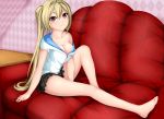  artist_request red_upholstery sitting tagme tagme_(artist) twintails 