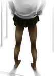  brown_legwear copyright_request from_behind highres legs pantyhose school_uniform skirt skirt_lift standing toshinobu40 