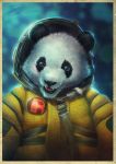  buddy_jiang fangs looking_at_viewer original panda spacesuit surreal 