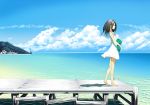  barefoot frog kiyoshi_hara original summer_dress water 