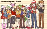  :3 :d aiue-o alternate_costume bandana eevee espeon everyone flareon glaceon gold_(pokemon) haruka_(pokemon) haruka_(pokemon)_(remake) hat hat_ribbon highres hikari_(pokemon) hikari_(pokemon)_(remake) jolteon kotone_(pokemon) kouki_(pokemon) kouki_(pokemon)_(remake) leafeon lineup ookido_green ookido_green_(hgss) open_mouth pink_ribbon pokemon pokemon_(creature) pokemon_(game) pokemon_dppt pokemon_gsc pokemon_rse red_(pokemon) red_(pokemon)_(classic) ribbon ruby_(pokemon) smile thighhighs umbreon vaporeon yuuki_(pokemon) yuuki_(pokemon)_(remake) 