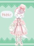 dragon_ball_z french frieza gaa_(frozen) hat lolita_fashion solo sweet_lolita tail