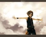  brown_hair headphones male molly shaman_king sky translation_request 