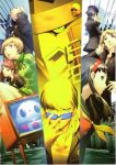  amagi_yukiko artbook everyone glasses hanamura_yousuke highres izanagi kujikawa_rise kuma_(persona_4) narukami_yuu official_art persona persona_4 satonaka_chie scan seta_souji shirogane_naoto soejima_shigenori tatsumi_kanji television 