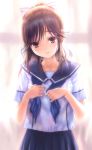  hands love_plus school_uniform serafuku takane_manaka 