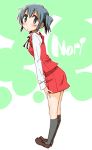 blush character_name hidamari_sketch mikami_komata nori school_uniform short_hair solo 
