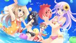  bikini game_cg hyperdimension_neptunia_mk2 nepgear ram_(neptune_series) rom_(neptune_series) swimsuit tsunako yuni_(hyperdimension_neptunia_mk2) 