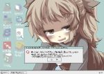  blonde_hair blush commentary commentary_request desktop error_message female gaoo_(frpjx283) hair_ribbon icon internet_explorer kurodani_yamame open_mouth partially_translated pointer recycle_bin ribbon smile solo text too_bad!_it_was_just_me! touhou translation_request windows 