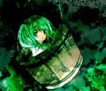 bad_id bucket green_eyes green_hair in_bucket in_container kaguya_k kinugasa_kaguya kisume short_hair solo touhou twintails 
