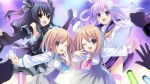  game_cg hyperdimension_neptunia_mk2 nepgear ram_(neptune_series) rom_(neptune_series) tsunako yuni_(hyperdimension_neptunia_mk2) 