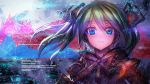  bad_id blue_eyes face glowing glowing_eyes green_hair hatsune_miku lm7_(op-center) long_hair solo twintails vocaloid 